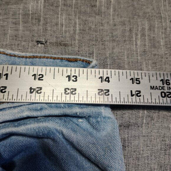 Abercrombie Fitch Curve Love Jeans Womens Ultra High Rise Ankle Straight Baggy - Picture 4 of 12